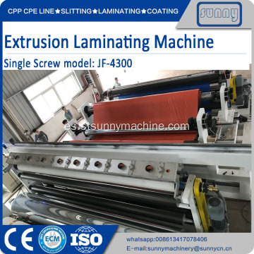 Máquina de laminación de recubrimiento de extrusión simple T-Die System